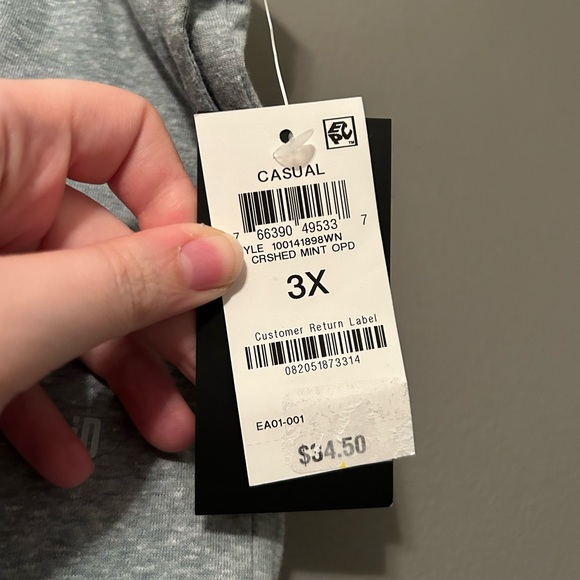 NWT Ideology Sz 3X Women’s Lightweight Joggers w/ Pockets in Crushed Mint Green! - Picture 4 of 11